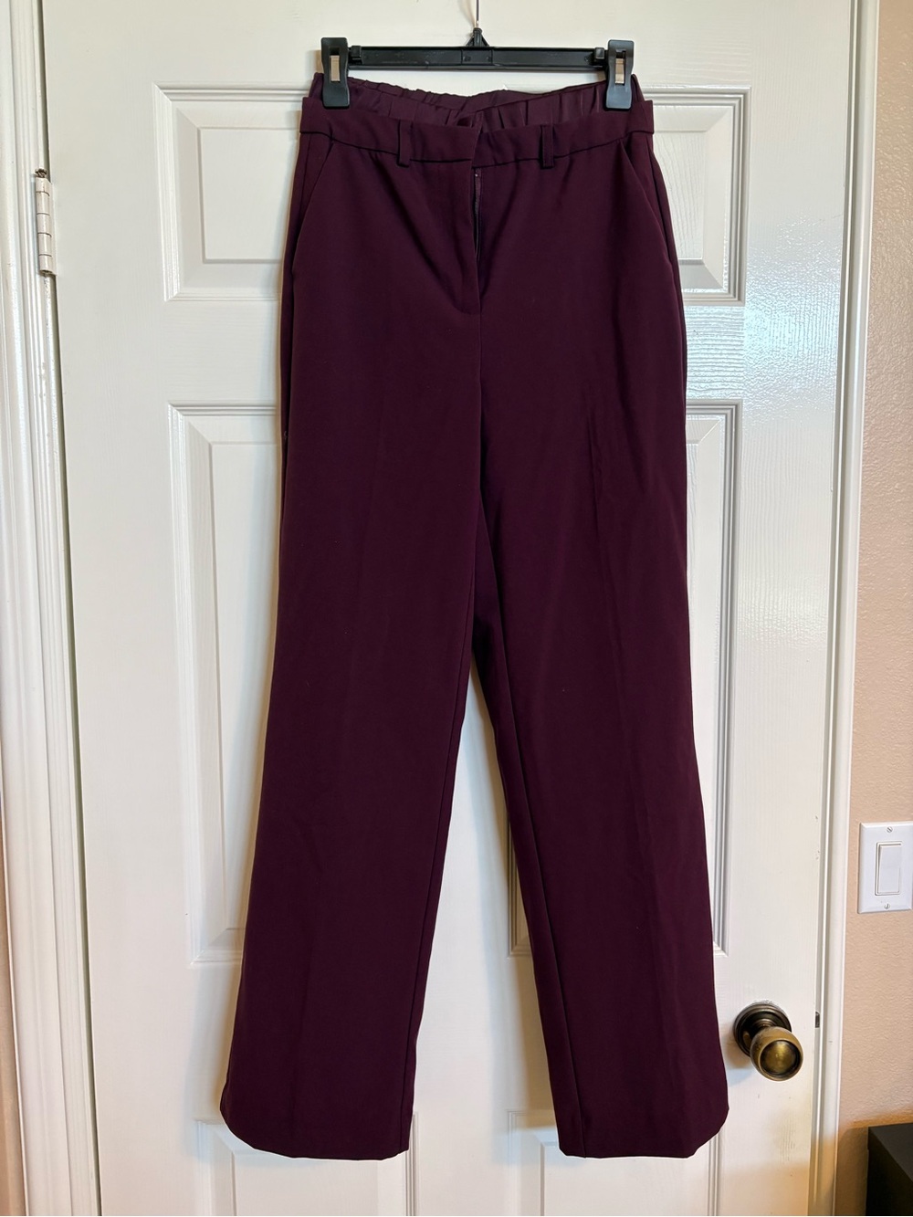 Ellen Tracy Trouser Pants Plum Small